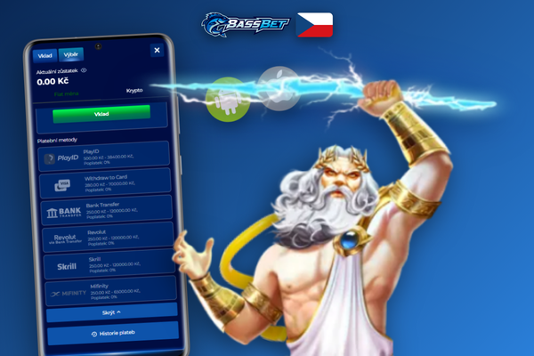 Nahrání dokladů pro KYC ověření výběru výher v Bassbet Casino přes mobil
