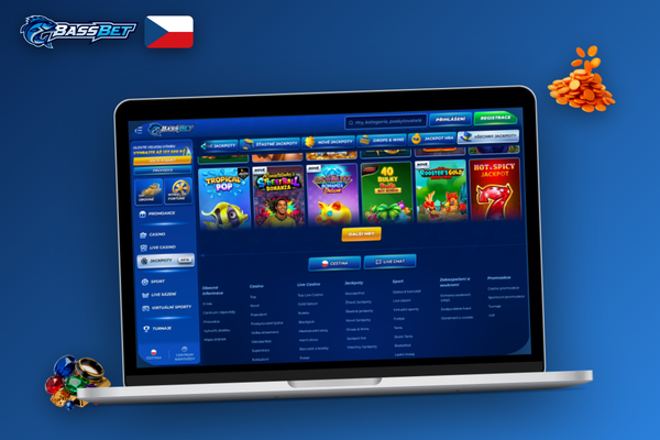Bassbet Casino na počítači ve vyhrazeném okně odděleném od prohlížeče na ploše Windows