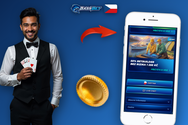 Živý chat operátora Bassbet Casino s pomocí při zadávání promo kódu bez vkladu